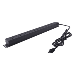 Unidad de Distribución de Energía (PDU) / 14 Tomas / 125 V / Montaje Vertical / Cable 1.90 m (6.2 ft) / Gabinete 650 mm (25.6 in) de Ancho