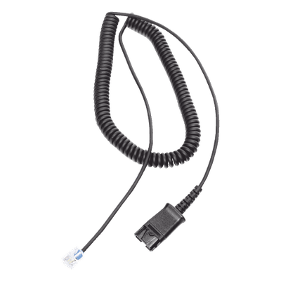Cable adaptador para diademas modelo HT101, HT201 y HT202 para compatibilidad con teléfonos Grandstream, análogos, digitales, etc.
