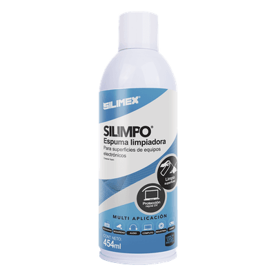 Espuma Limpiadora para Todo Tipo de Superficies Plásticas y Metálicas de Sistemas de Vídeo, Audio, Telefonía y Equipo de Cómputo, Contiene Protectores de Rayos UV, 454 ml