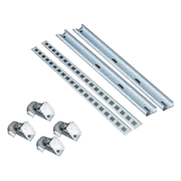 Herrajes de Fijación para Gabinete / Acero Galvanizado / Sujeción 600 mm / Poste hasta 152.4 mm (6') / Ancho Gabinete 600 mm