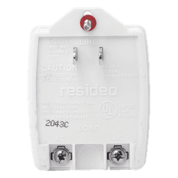 Transformador de pared 120 Vca a 9 Vca, 25 VA, Clase 2, con listado UL
