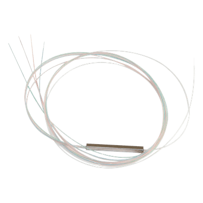 Splitter (Divisor Óptico) Tipo PLC, de 1x4, para Fusión (Sin Conectores)