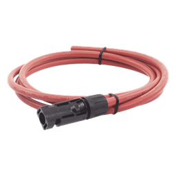 Cable Fotovoltaico, 1.5 m, Rojo, Calibre 10 AWG con Terminal MC4-M en un Extremo