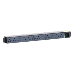 PDU Básico para Distribución de Energía, Enchufe de Entrada NEMA 5-20P, Con 12 Contactos NEMA 5-20R, Instalación Horizontal de 19in, 1UR, 20 Amp, 120 Vca