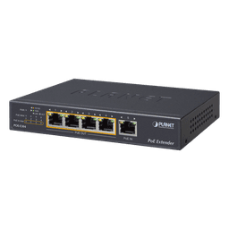 Extensor Ultra PoE de 65 Watts Con 4 Puertos Gigabit de Salida 802.3 af/at