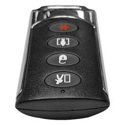 Llavero Remoto Inalámbrico 4 Botones / Uso Rudo / Armado Total/Parcial/Desarmado/Pánico / 345 MHz / Batería 5 Años / Compatible Honeywell y PRO4GLTEM
