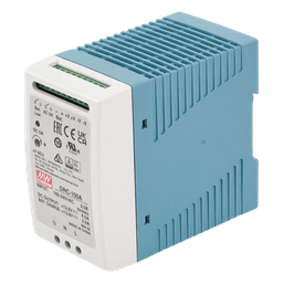 Fuente de poder Riel Din 12V, 100W con Cargador de Batería