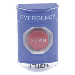 Botón de Emergencia / Superficie / Antiactivación Accidental / Bocina Pre Alarma / Doble Relé Forma C / UL/ADA/CE
