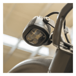 Luz LED de línea roja para limitación de zonas de trabajo en montacargas y vehiculos