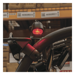 Luz LED de línea roja para limitación de zonas de trabajo en montacargas y vehiculos