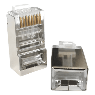 Conector RJ45 para Cable FTP/STP Categoría 5E - Blindado sin pin a tierra