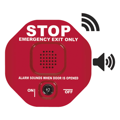 Alarma de puerta multifunción Exit Stopper® inalámbrica