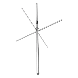 Antena Omni en Banda Aérea con Plano de Tierra, 118-138 MHz, 2.5 dBd, Ajustable el Ancho de Banda desde 1.6-2.1 %, 250 Watt, N Macho.