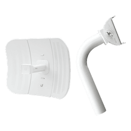 LiteBeam airMAX M5 CPE hasta 100 Mbps, 5 GHz (5150 - 5875 MHz) con antena integrada de 23 dBi, incluye montaje universal UMOUNT
