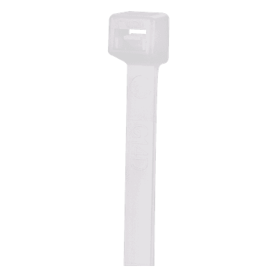Cincho de Nylon 6.6 StrongHold™, 200mm largo x 2.5mm ancho, Color Natural, Plenum, Paquete de 100pz