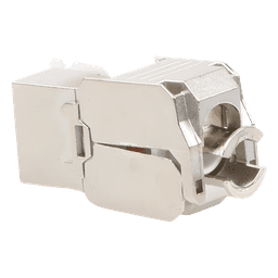 Módulo Jack Keystone / Cat6A / Blindado STP / Toolless / T568A/B / -40°C a 85°C / 24-26 AWG
