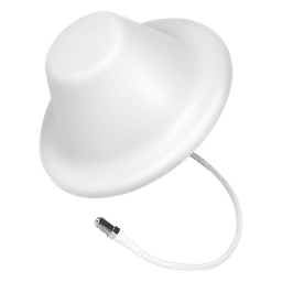 Antena Tipo Domo| 698-960/1710-2700 MHz, 2/4 dB | 75 Ohm, con conector F Hembra.