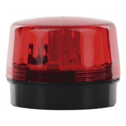 Luz Estroboscópica LED (55) / Patrones de Parpadeo Ajustables / 8 Patrones / Batería de Respaldo / 12-24 Vcc/Vca / Resistente al Clima IP66/IP55