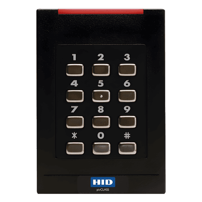 Lector con Teclado 921 PROX HID, EM /iClass SEOS (no clonable) /iClass SE/ iClass SR/ iClass /Mifare Classic, DesFire, Bluetooth/ Garantía de por Vida