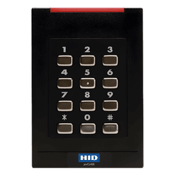 Lector con Teclado 921 PROX HID, EM /iClass SEOS (no clonable) /iClass SE/ iClass SR/ iClass /Mifare Classic, DesFire, Bluetooth/ Garantía de por Vida
