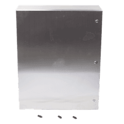 Gabinete de Acero Inoxidable IP66 Uso en Intemperie (800 x 1000 x 300 mm) con Placa Interna Galvanizada.