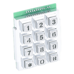 Teclado iluminado para porteros telefónicos DKS / Compatible con porteros 1802-090