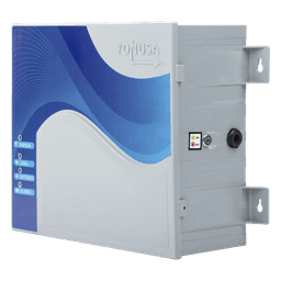 Energizador con tecnología SMT de 12,000Volts-1Joule/ 2500Mts Lineales de Protección / Cercos electricos