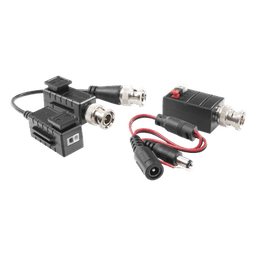 Kit de TRANSCEPTORES DE VIDEO DE LARGO ALCANCE / 320 Metros / Resolución 720P y 1080P / Cat 5e/6 / Compatible con cámaras HD-TVI/CVI/AHD/CVBS / Alimente solo el Receptor / Protección Interconstruida contra sobretensión.