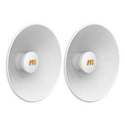Par de Antenas Modulares Dual Slant, 4.9 - 6.4 GHz, Dimensiones (27 cm), Apertura 45°, Ganancia de 20 dBi, Diseñadas para radio C5x