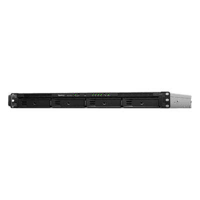 NAS RackStation RS1619xs+ | 4 Bahías | CPU Intel Xeon D-1527 Quad-Core | 8 GB DDR4 ECC (Ampliable a 64 GB) | 2 Ranuras M.2 NVMe/SATA | 4 Puertos LAN 1GbE | Soporte 10GbE Opcional | Escalable hasta 16 Bahías.