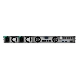 NAS RackStation RS1619xs+ | 4 Bahías | CPU Intel Xeon D-1527 Quad-Core | 8 GB DDR4 ECC (Ampliable a 64 GB) | 2 Ranuras M.2 NVMe/SATA | 4 Puertos LAN 1GbE | Soporte 10GbE Opcional | Escalable hasta 16 Bahías.