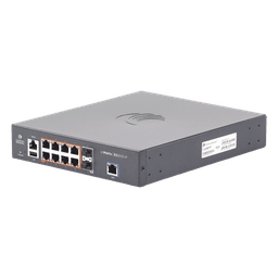 Switch cnMatrix EX2010-P capa 3 de 10 puertos(8 PoE Gigabit 802.3af/at, 2 SFP, 1 consola, 1 MNGMT, 1 USB)  administración desde la Nube (MX-EX2010PXA-U)