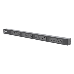 PDU Básico para Distribución de Energía, Enchufe de Entrada NEMA 5-20P, Con 16 Contactos NEMA 5-20R, de Instalación Vertical, 20 Amp, 120 Vca
