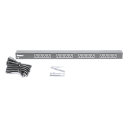 PDU Básico para Distribución de Energía, Enchufe de Entrada NEMA 5-20P, Con 16 Contactos NEMA 5-20R, de Instalación Vertical, 20 Amp, 120 Vca