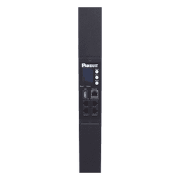 PDU Monitoreable (MI) para Distribución de Energía, Enchufe de Entrada NEMA L6-20P, Con 20 Salidas C13 y 4 C19, de Instalación Vertical, 120 o 220 Vca, 20 Amp