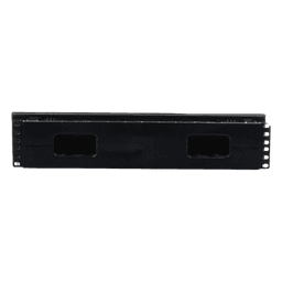 Organizador de Cables Horizontal / 2UR / 19in / Frontal con Tapa Extendida / ABS