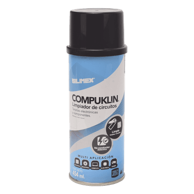 Limpiador desengrasante en aerosol dielectrico, para tarjetas electrónicas y circuitos, bote 454 ml