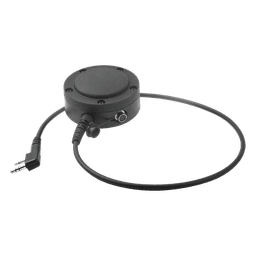Micrófono de Garganta / PTT Grande / Conector Hirose / Entrada 2.5 mm / Compatible Kenwood NX/TK Series y Motorola GP300/DEP450 / Cable Puerto de Accesorios