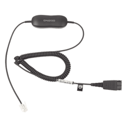 Jabra GN1200 cable enroscado con conexión QD y RJ-9 (88011-99)