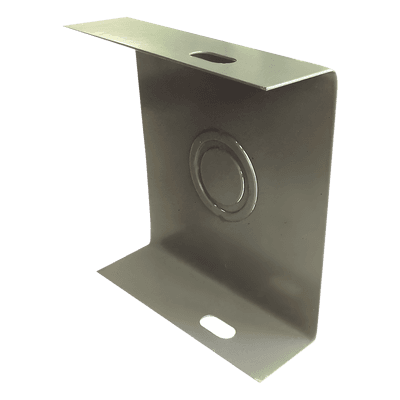 Placa cierre 65 x 65 mm, fabricado en lámina de acero al carbón 