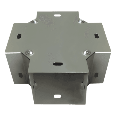 Derivación "X" 65 x 65 mm, fabricado en lámina de acero al carbón