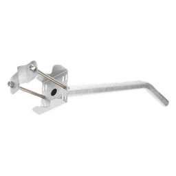 Brazo Galvanizado para Luminaria de 2" Diámetro con Abrazadera para Poste hasta 6" Diámetro. 