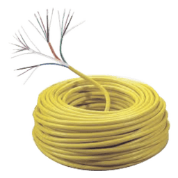 Carrete de Cable de 305 Metros (1000 Pies) / Color Amarillo / Compuesto por  6 x 22 AWG blindado, 4 x 18 AWG, 4 x 22 AWG, y 2 x 22 AWG / Para Aplicaciones en Control de Acceso