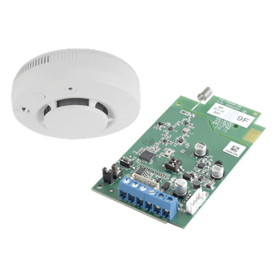 Kit de transceptor inalámbrico y detector de humo inalámbrico para sistema de alarma Runner