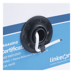 Cable para Audio Profesional de 2 Conductores Calibre 18 para Aplicaciones de Audio y Automatización Bobina de 152 Metros (500 Pies)