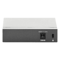 Switch Escritorio No Administrable de 5 puertos 10/100/1000 Mbps / Con 4 puertos PoE 802.3af/at de hasta 65 W / PoE Extendido hasta 250 metros