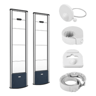 Kit de Arcos EAS para Protección de Ropa, Botellas, con Accesorios RX, TX 8.2 MHz hasta 1.8 m