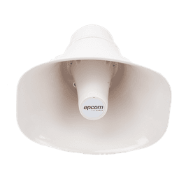 Altavoz para Exterior | Tipo Trompeta | 15-30W | 70/100V | IP66 | Material ABS | Bracket de Metal