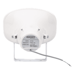 Altavoz para Exterior | Tipo Trompeta | 15-30W | 70/100V | IP66 | Material ABS | Bracket de Metal