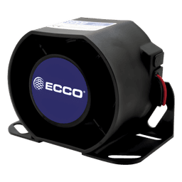 Alarma de reversa vehicular con montaje para superficies, 12-36 Vcc, 112 dBA